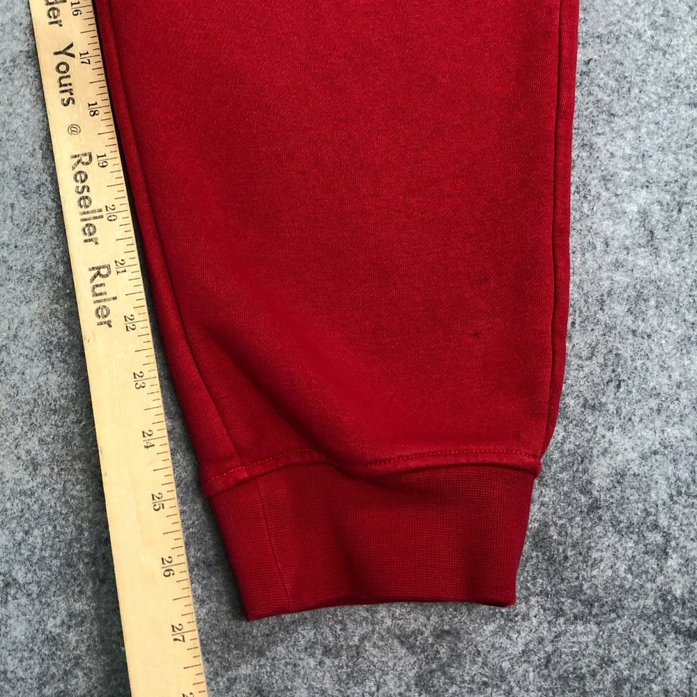 Jordan Mens Sweatpants L Tapered Red Athletic Fit Streetwear Jumpman Air Cotton